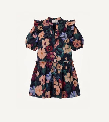 Tatiana Mini Dress | Black Andalusia | Cleobella