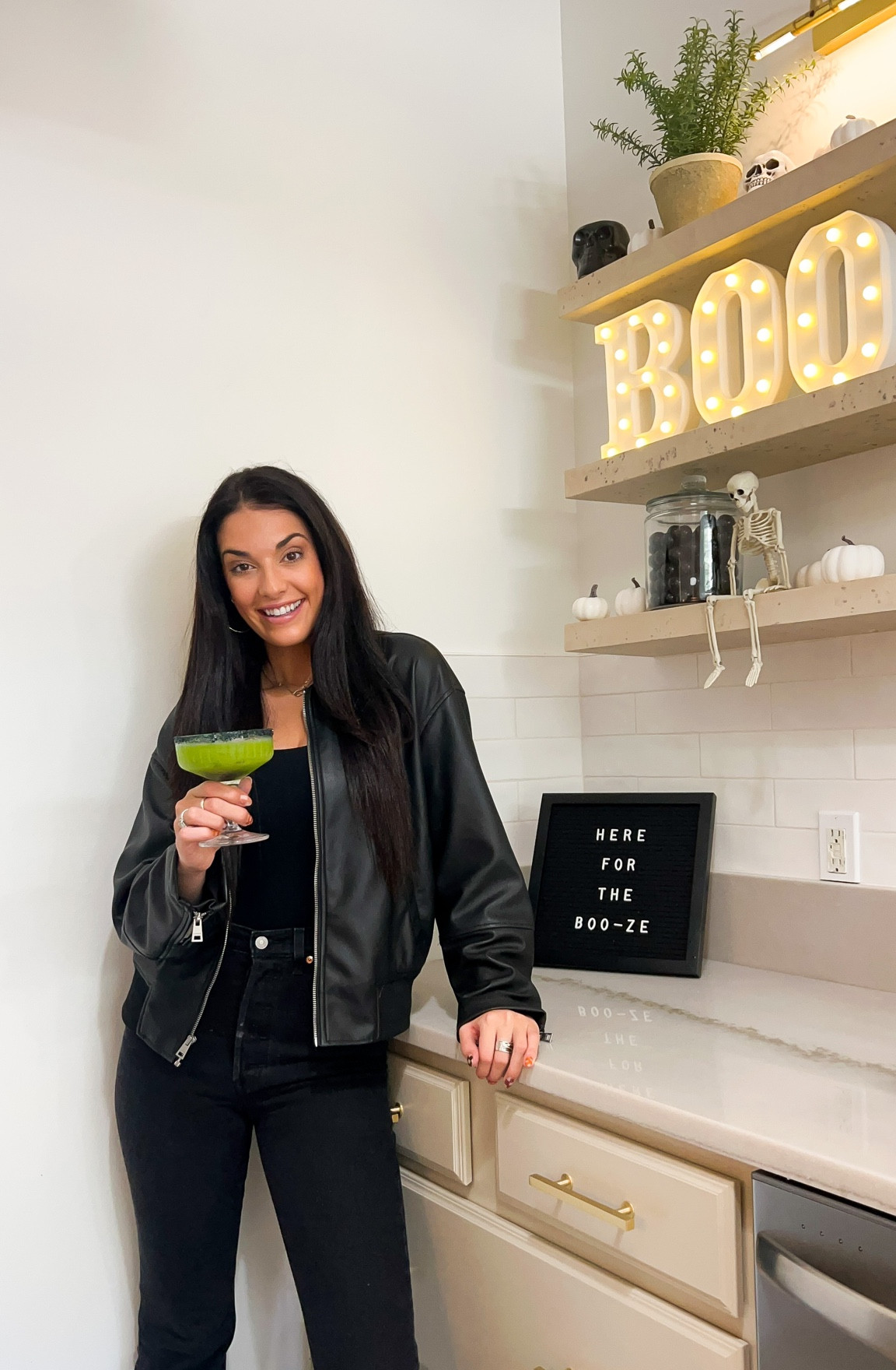Halloween decor // cocktail recipe #ltkhalloween #halloween #halloweendecor