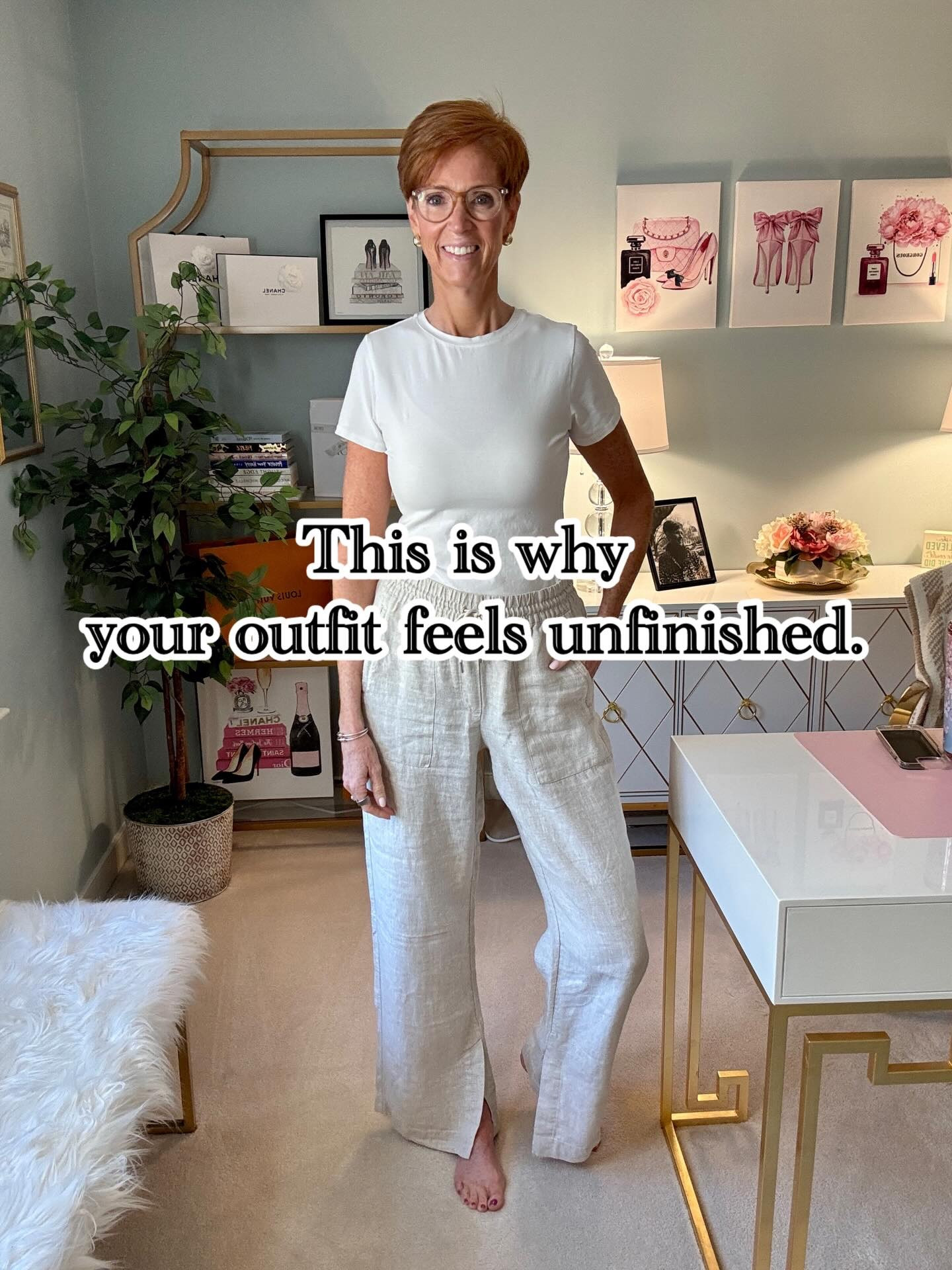 There’s a difference between getting dressed… and finishing an outfit.

Want the links? Like, Follow & Comment SHOP and I’ll send links right to your DM.

Most outfits don’t feel “off” because you need more clothes—they feel unfinished because they’re missing structure, contrast, or one intentional detail.

This is the exact formula I come back to when I want something that feels comfortable, classic, and put together without overthinking it: – Start with a clean base – Add a simple shoe – Layer in one strong detail – Finish with structure

It’s easy to repeat, easy to adjust, and it works every time.

Save this so you can come back to it when getting dressed feels harder than it should.

And if this is how you want your outfits to feel—simple, polished, and wearable—follow along. That’s exactly what I share here.

#classicstyle #outfitformula #womenover40style #everydayoutfits #tallstyle

#LTKTall #LTKootd #LTKOver40