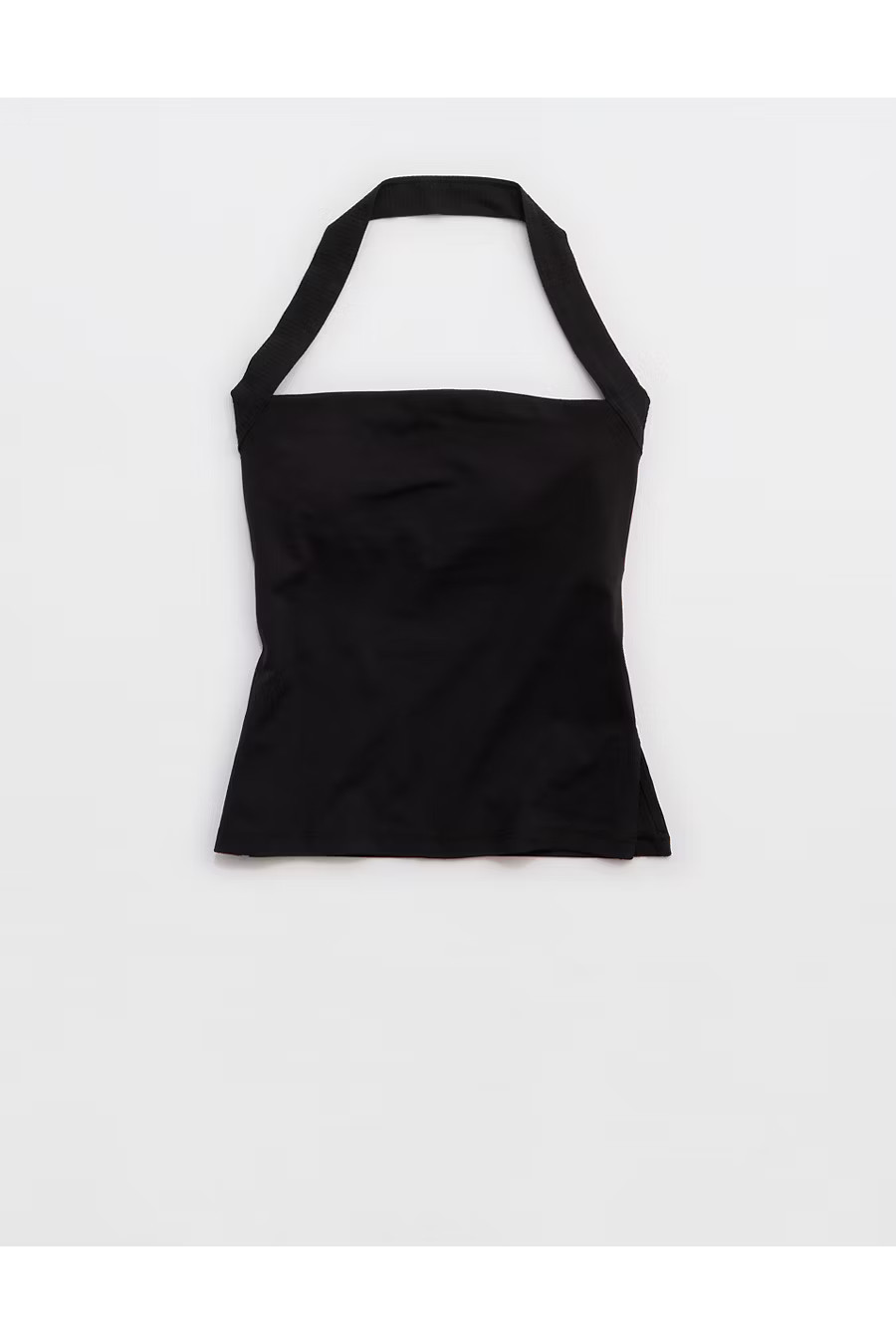 OFFLINE By Aerie Real Me XTRA Halter Tank Top Women's True Black XXL | American Eagle Outfitters (US & CA)