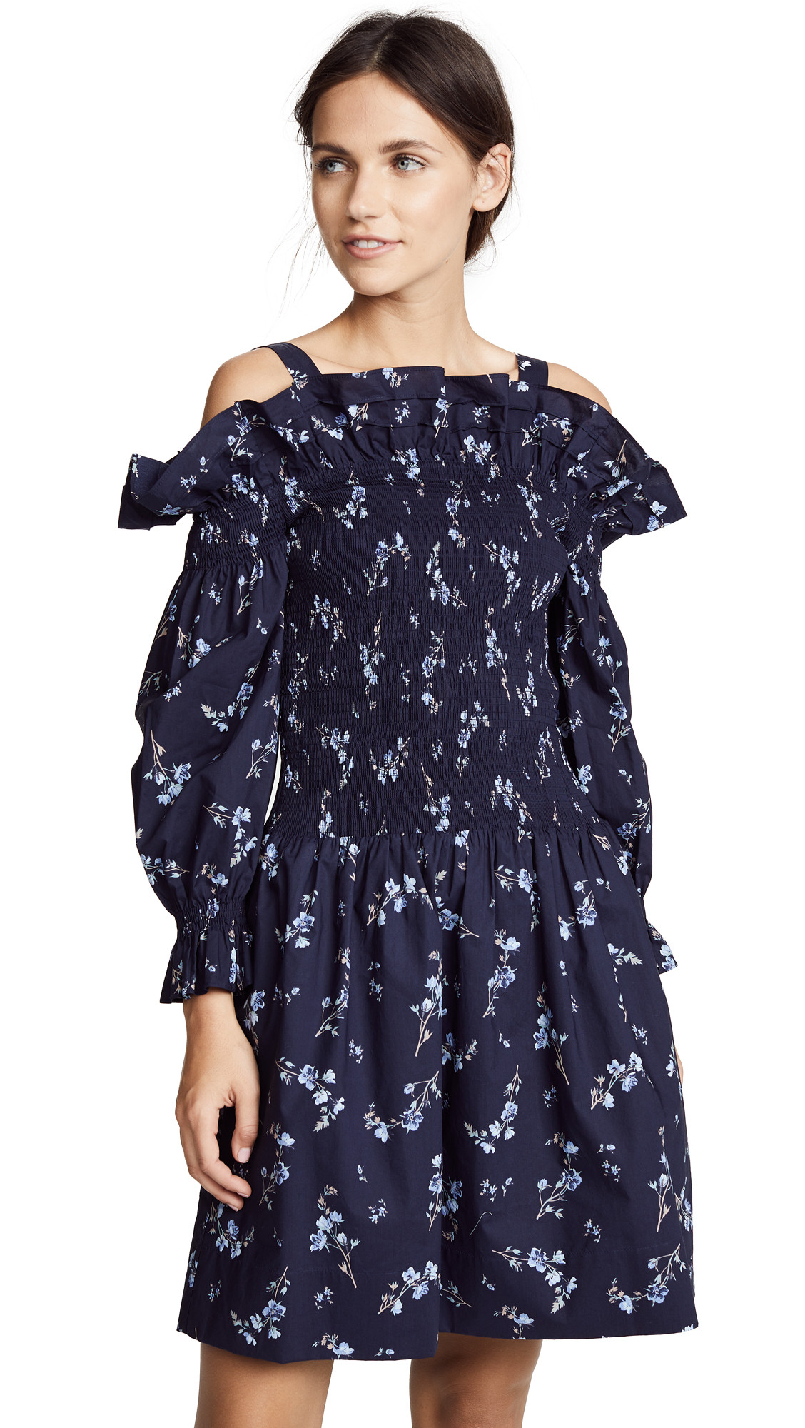Rebecca Taylor Off Shoulder Francine Dress | Shopbop