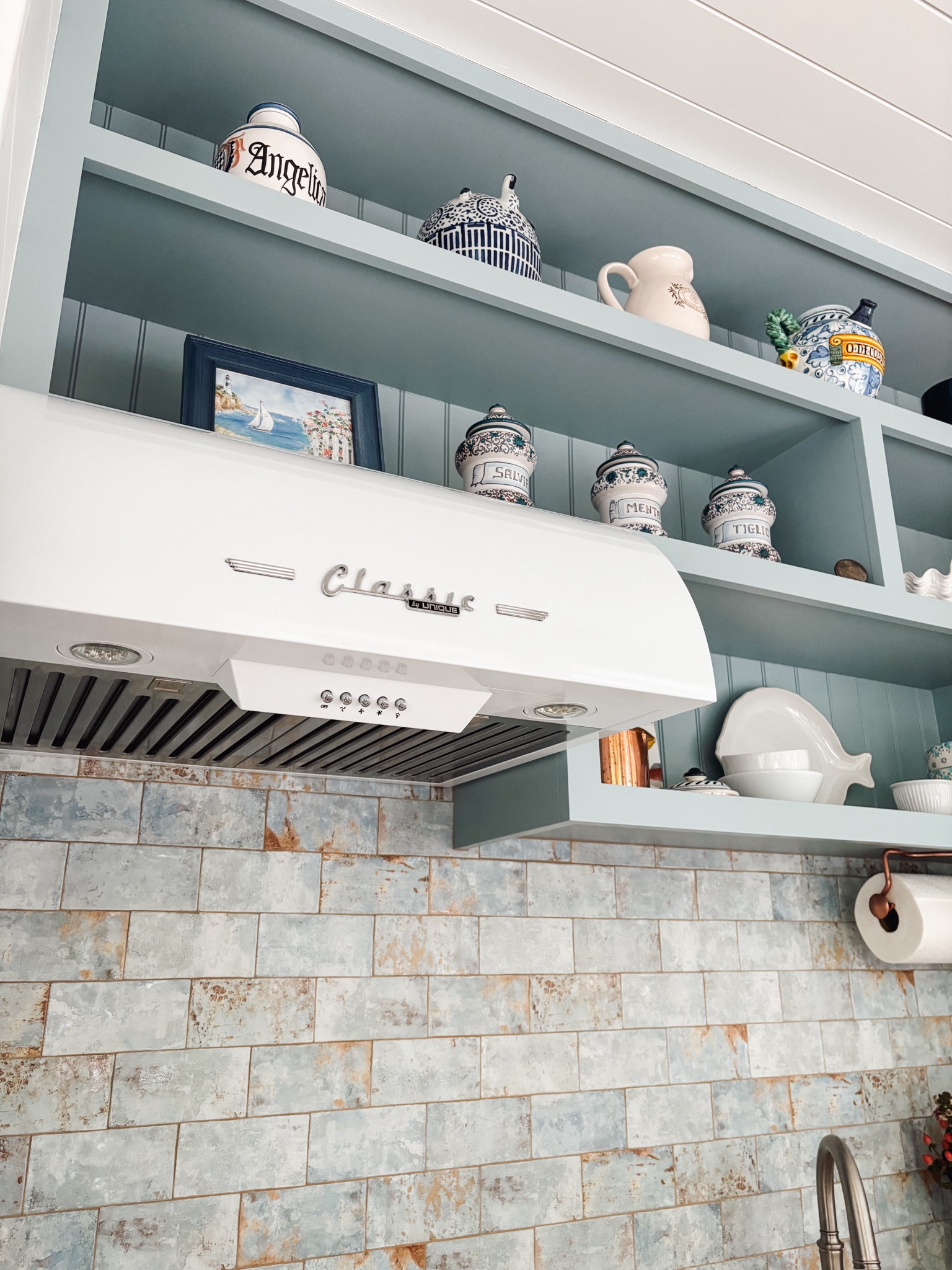 Tiny cottage kitchen - white retro hood 

#LTKHome #LTKSeasonal #LTKSaleAlert