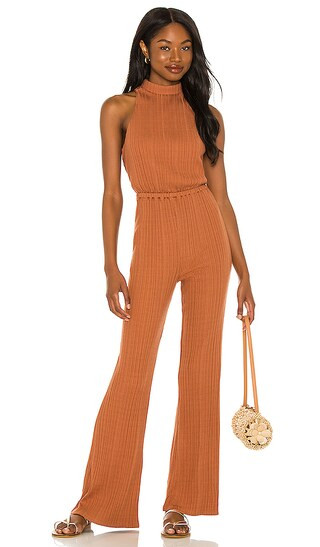 x Sofia Richie Caro Jumpsuit in Terracotta | Revolve Clothing (Global)