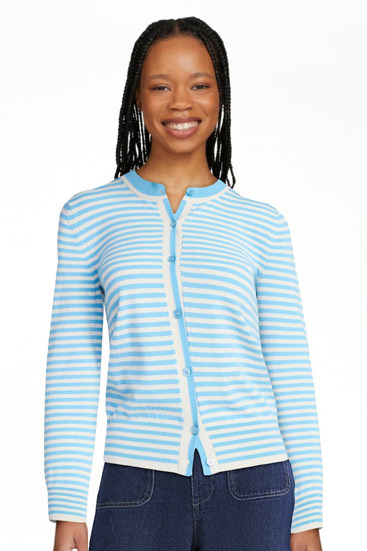 Free Assembly Women's and Women's Plus Solid, Stripe, & Print Classic Cozy Yarn Cardigan Sweater,... | Walmart (US)