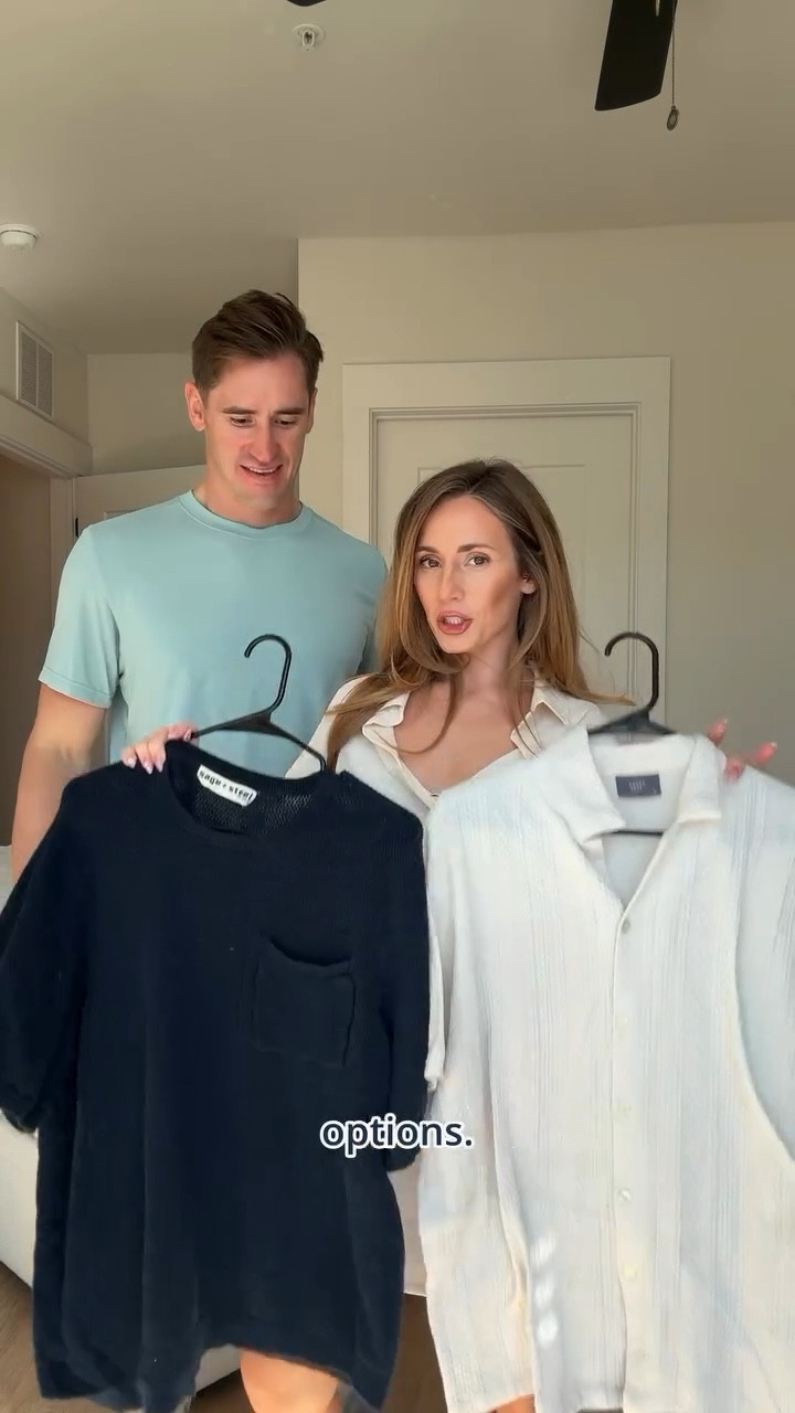 Styling Wes in two different holiday date night looks ☺️🙋🏽‍♂️ which one is your favorite? 

Angara just launched their mens jewelry line and they have so many unique designs!! use CHRISTINA12 for a discount 🥰💕

#StyleWithAngara #AngaraJewelry #gifttheexceptional #datenight #dateoutfit