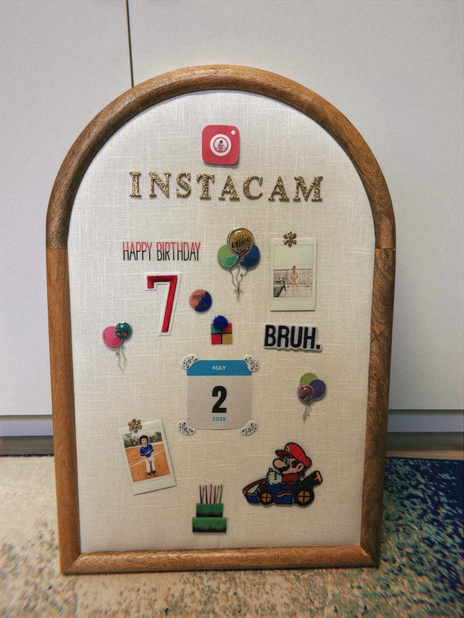 DIY monthly board🎈📸 #birthdayboard 

#LTKFamily #LTKParties #LTKKids