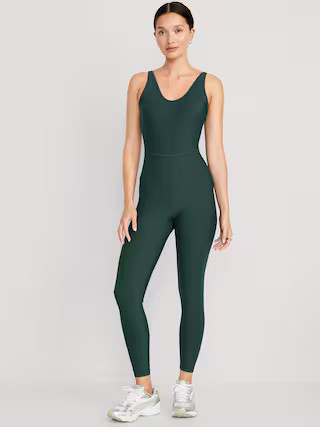 Sleeveless PowerSoft 7/8 Bodysuit for Women | Old Navy (US)