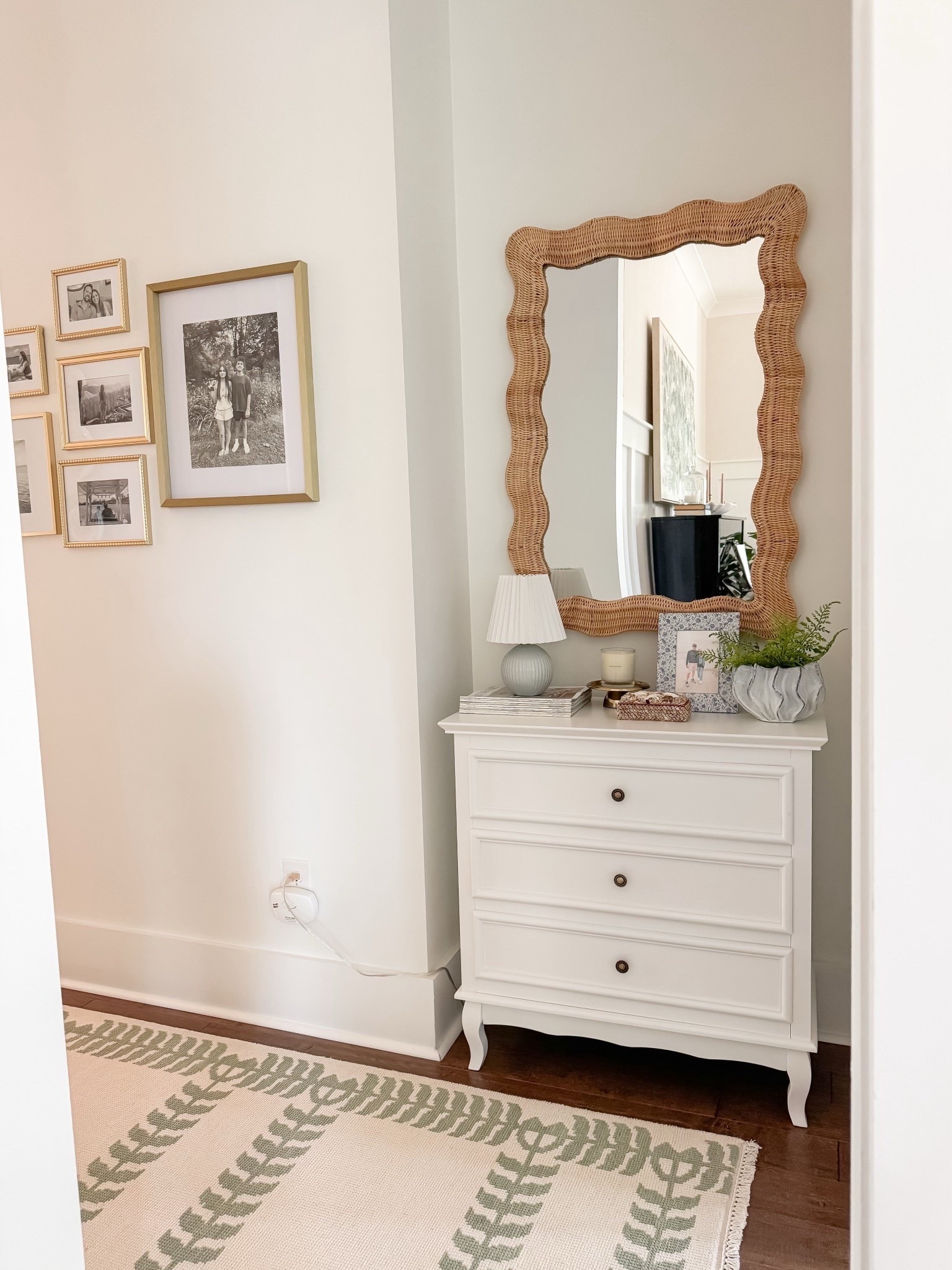 Our scalloped rattan mirror is on sale right now! This is a favorite nook in our house, and I’m so pleased with how it came together! Our lamp is also on sale for over 50% off! ✨

#LTKSaleAlert #LTKHome