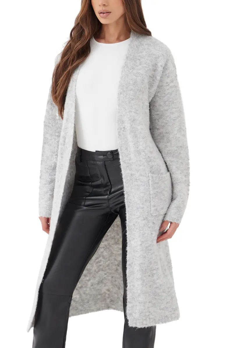 4th & Reckless Adela Open Front Longline Cardigan | Nordstrom | Nordstrom