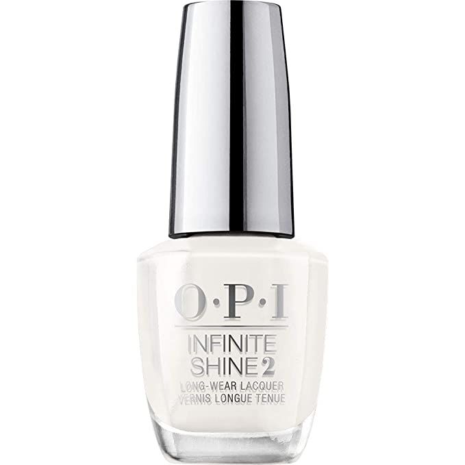OPI Infinite Shine 2 Long-Wear Nail Lacquer, Opaque Soft White Crème Finish White Nail Polish, U... | Amazon (US)