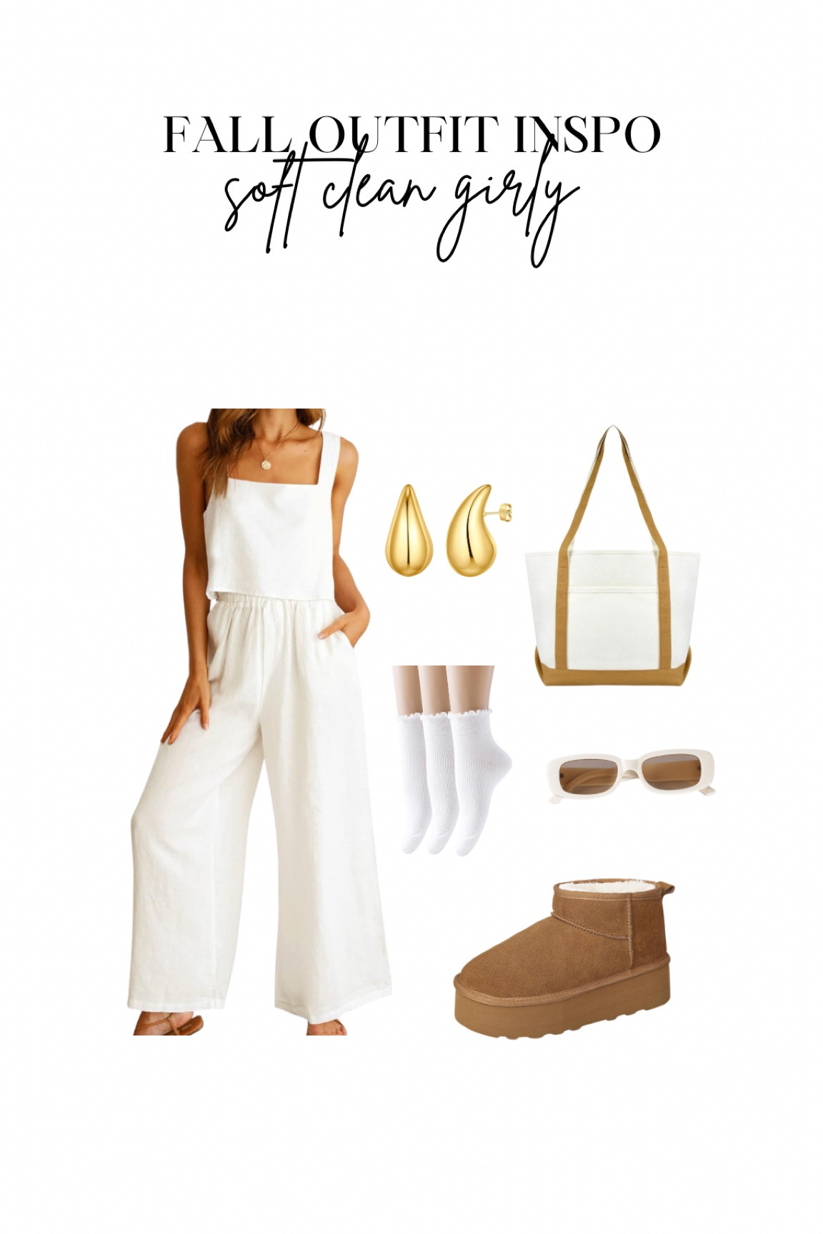 Clean girl aesthetic for fall fashion inspo! 

#LTKfindsunder50 #LTKSeasonal #LTKstyletip