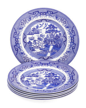 Set Of 6 Willow Dinner Plates | Kitchen & Dining Room | Marshalls | Marshalls