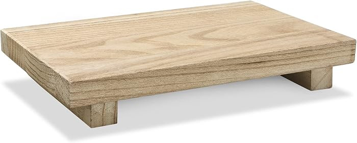 Nuogo Wood Riser Tray Soap, Stand Soap Tray for Kitchen Sink, Wood Pedestal for Kitchen Counter S... | Amazon (US)