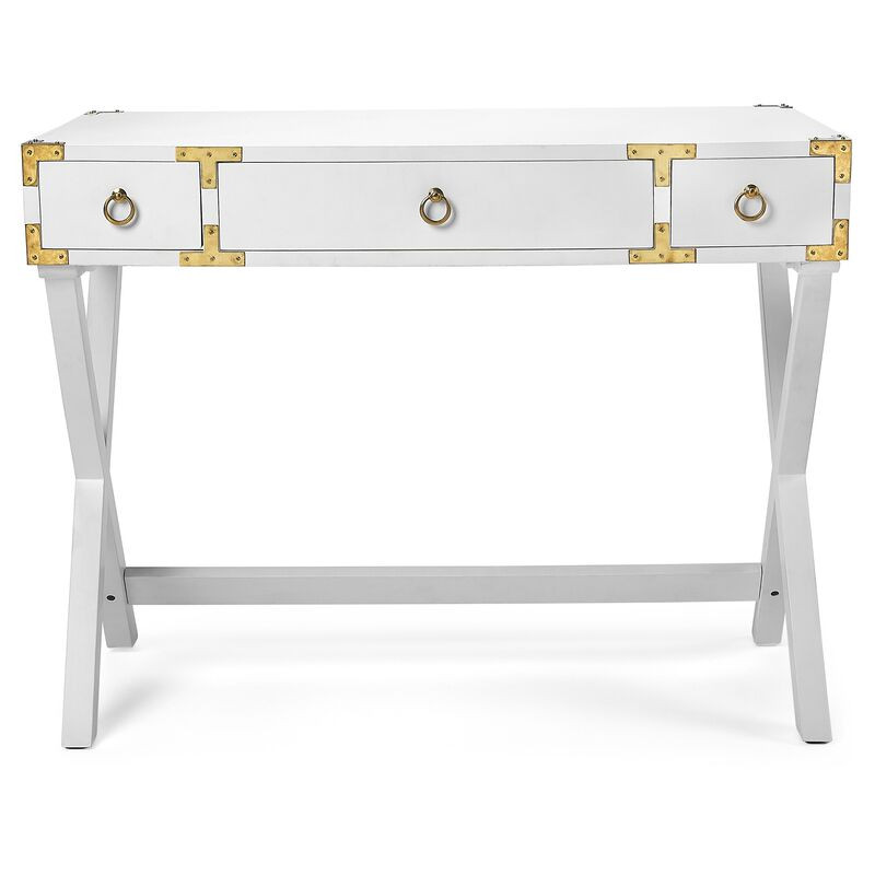 Smyth Desk, White | One Kings Lane