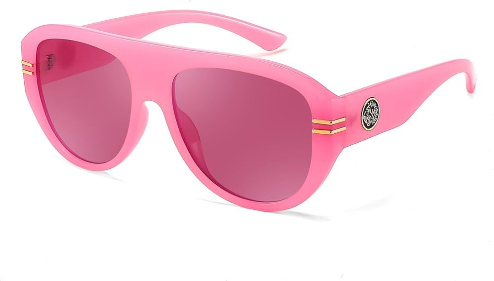 FEISEDY Retro Polarized Oversized Aviator Sunglasses for Men Women Trendy 70s Vintage Plastic Fra... | Amazon (US)
