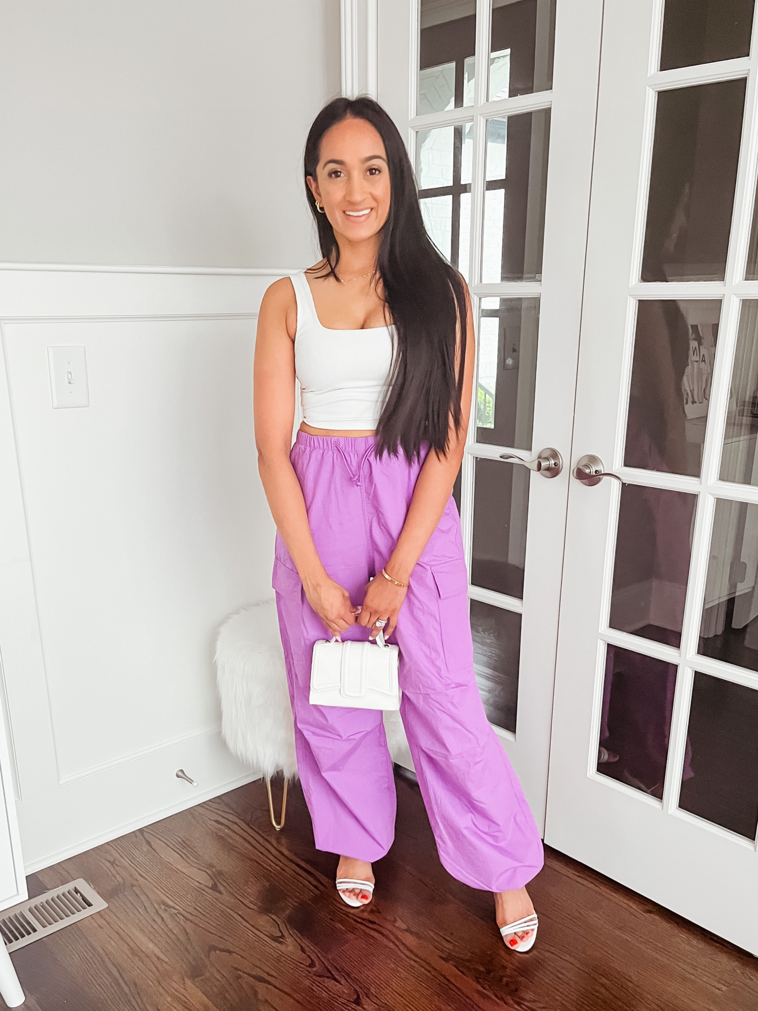 Cargo parachute pants
Outfit inspo 
Target

#LTKstyletip #LTKunder50 #LTKsalealert