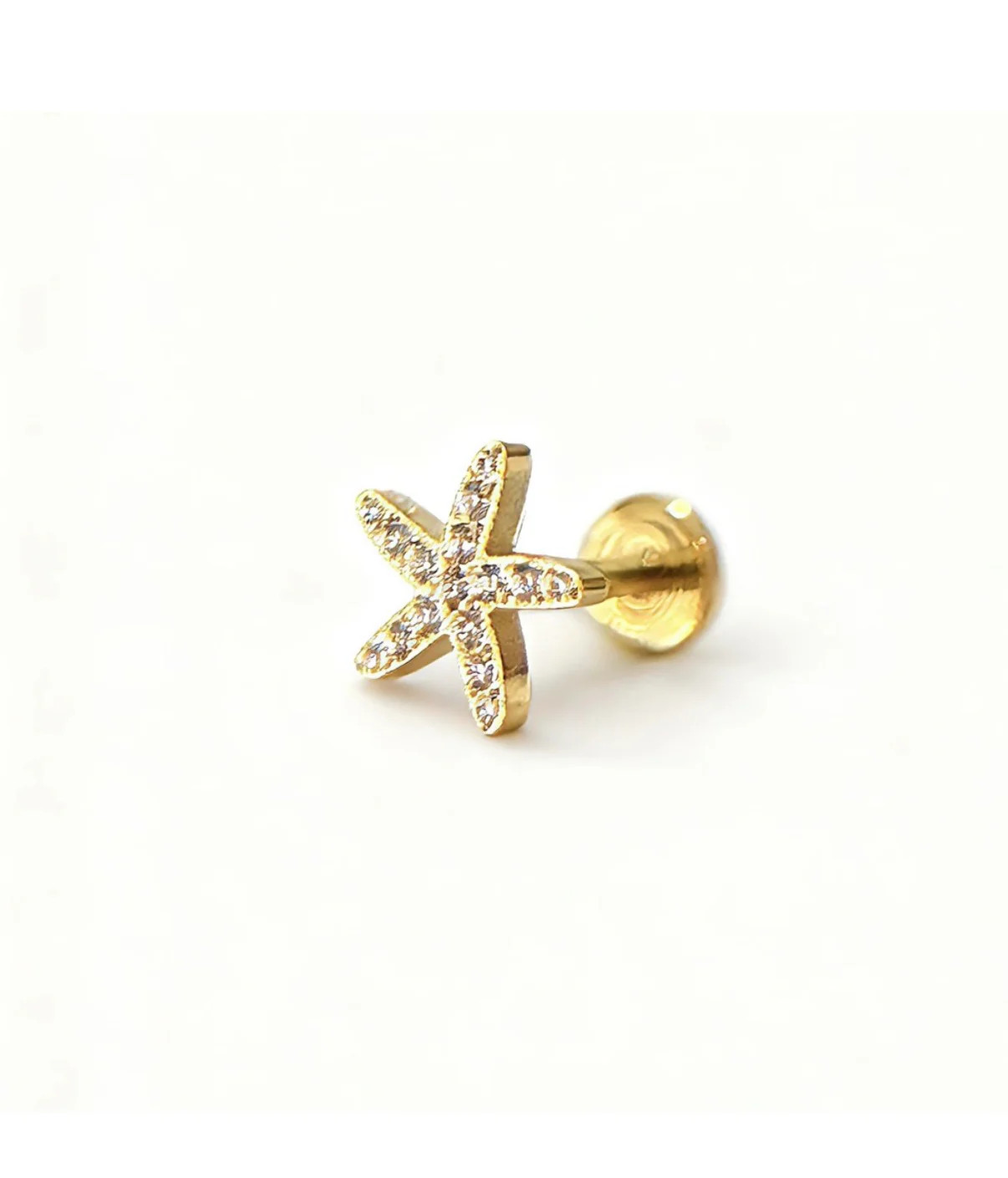 Sparkle Starfish Flat Back | Pierced by Ash Design