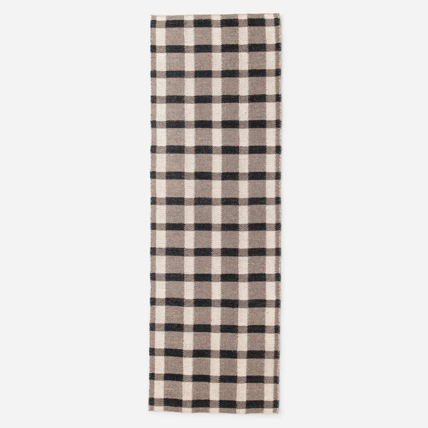 Plaid Wool Rug - Natural | Schoolhouse
