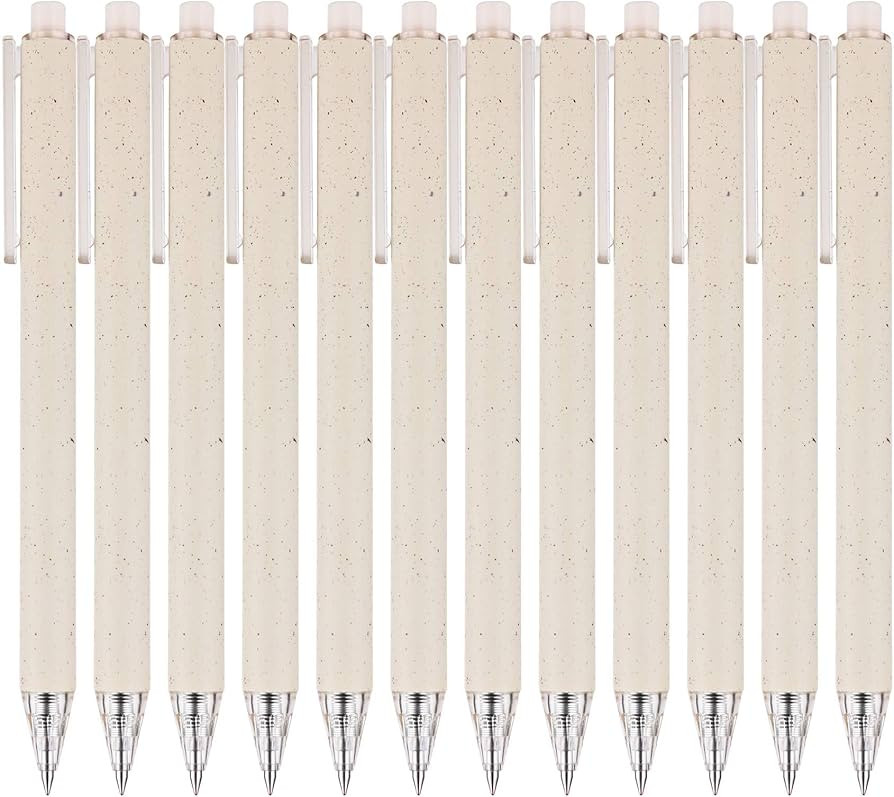 Gel Pens for Note Taking 12PCS RIANCY Black Ink Fine Point Pen Black Gel Pens Quick Dry Ink 0.5mm... | Amazon (US)