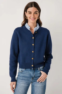 Fate Ruffle Collar Cardigan | Social Threads