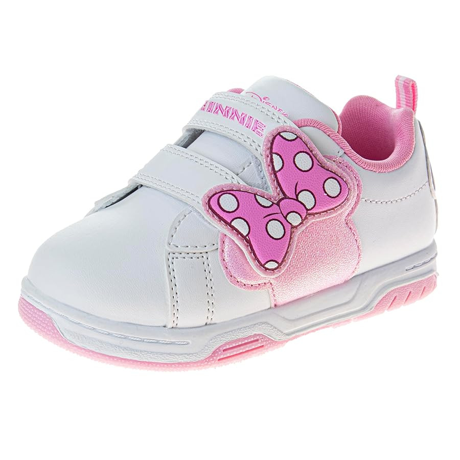 Disney Kids Character Shoes Mickey Minnie Frozen Princess Dora Lightweight Laceless Sneakers (Tod... | Amazon (US)