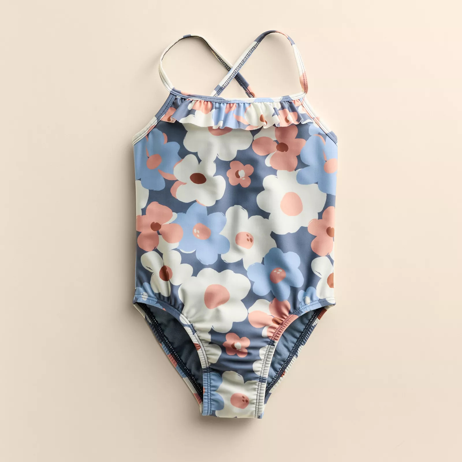 Girls 4-12 Little Co. by Lauren Conrad Ruffled One-Piece Swimsuit | Kohl's