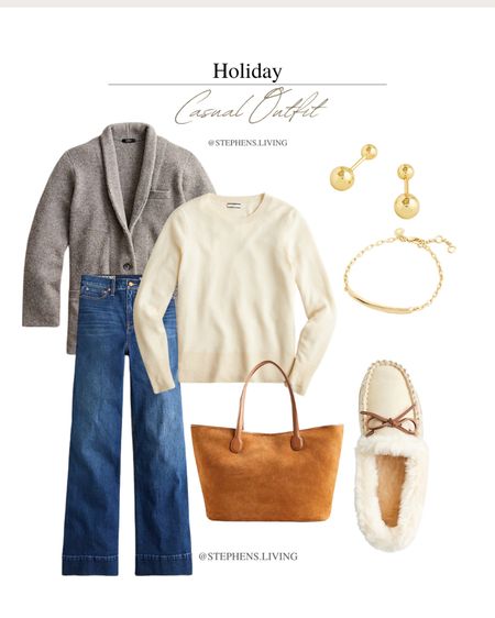 Shop this casual holiday look from J. Crew! 

#LTKHoliday #LTKSeasonal #LTKstyletip
