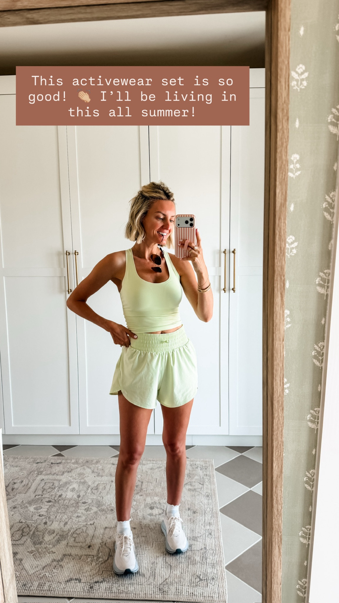 This active set is on sale this weekend! 👏🏼 I love this light green color! Wearing S!

Loverly Grey, activewear, athleisure, Target set, Memorial Day sale

#LTKSaleAlert #LTKSeasonal