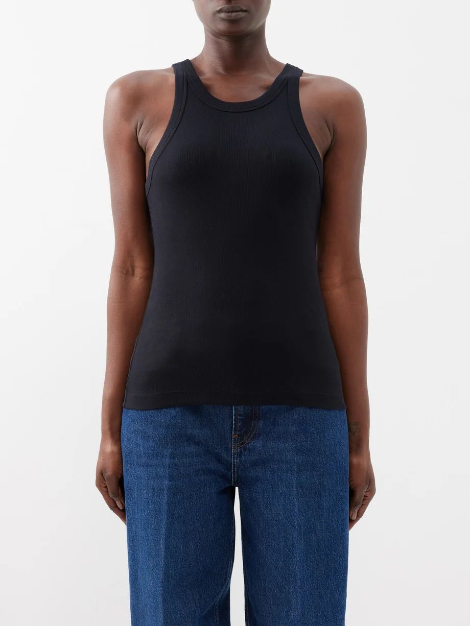 Espera organic cotton-blend jersey tank top | Totême | Matches (UK)