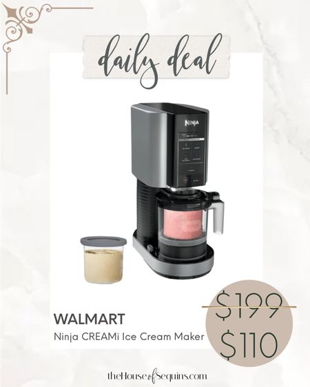 Shop Walmart deal on Ninja CREAMi Ice Cream Maker! 