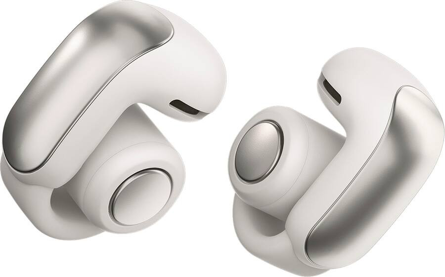 Bose - Ultra Open-Ear True Wireless Open Earbuds - White Smoke | Best Buy U.S.