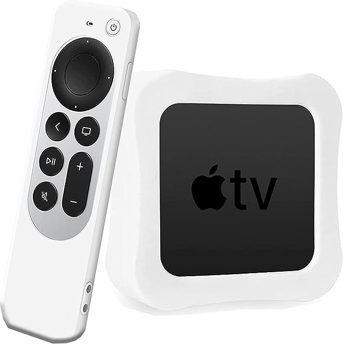 NINKI White Case Compatible Apple TV 4K 6th Gen 2021 and Siri Remote Protective Case(2-PACK),Scra... | Amazon (US)