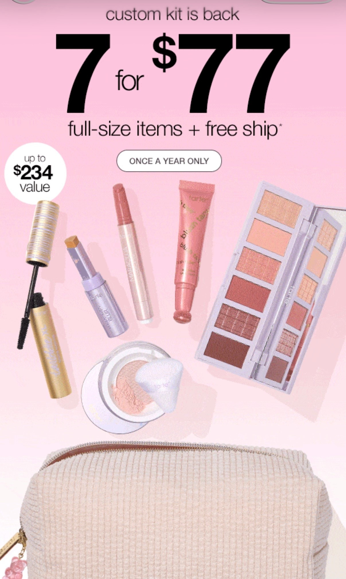 Tarte custom kit is back!!

#LTKBeauty