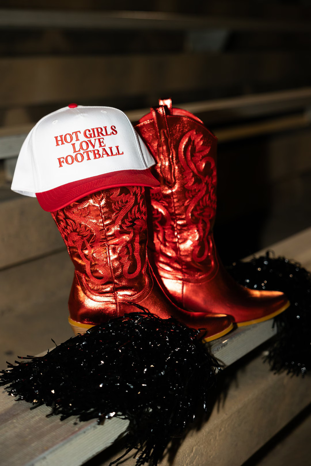 Hot Girls Love Football | Embroidered Hat | Game Day Hat | Game Day Outfits | Tailgate Hat | Coll... | Etsy (US)