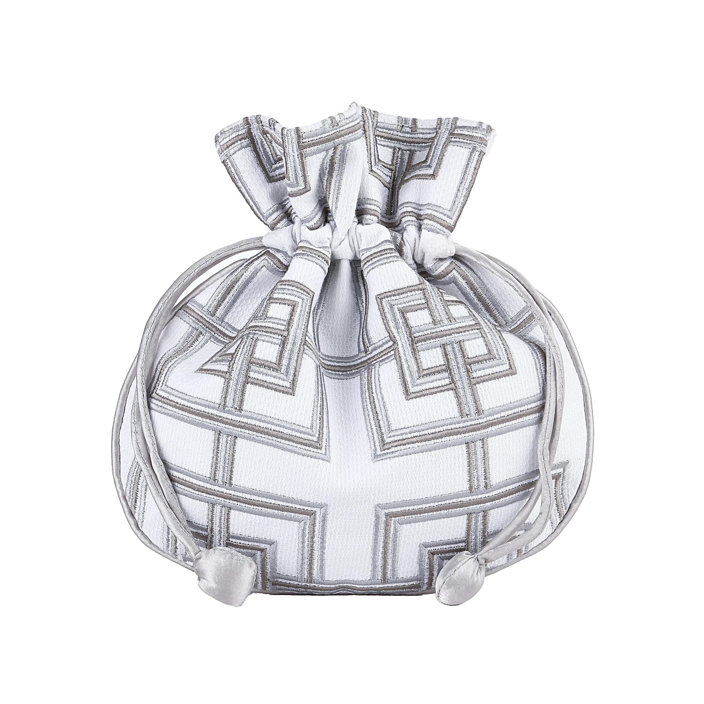 Geometric Jewelry Pouch | Lenora