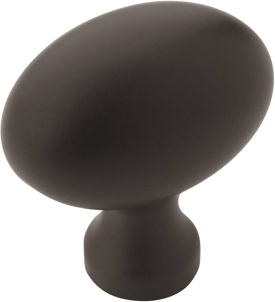 Amerock | Cabinet Knob | Matte Black | 1-3/8 inch (35 mm) Length | Vaile | 1 Pack | Drawer Knob |... | Amazon (US)