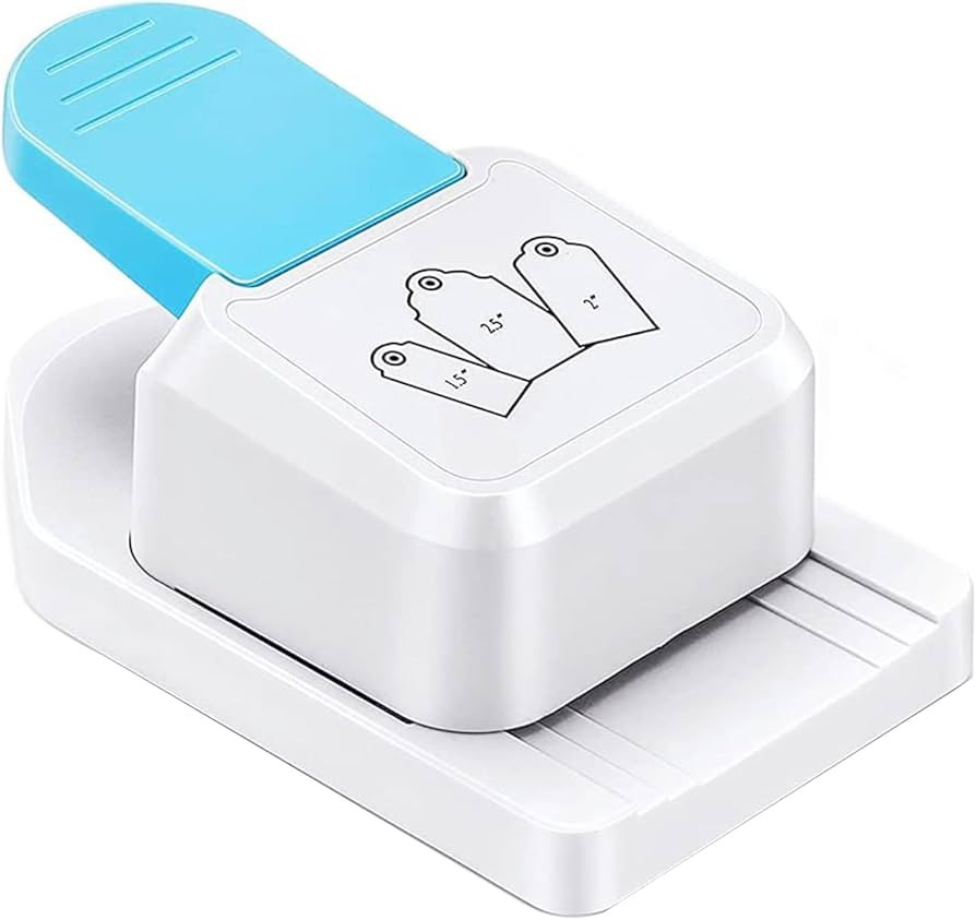 Tag punch3 in 1(1.5inch+2inch+2.5inch) tag Punch Paper Punch for Paper Crafting Scrapbooking Card... | Amazon (US)