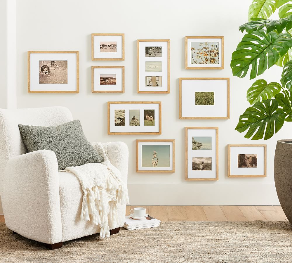 10-Piece Wood Gallery Frame Set | Pottery Barn (US)