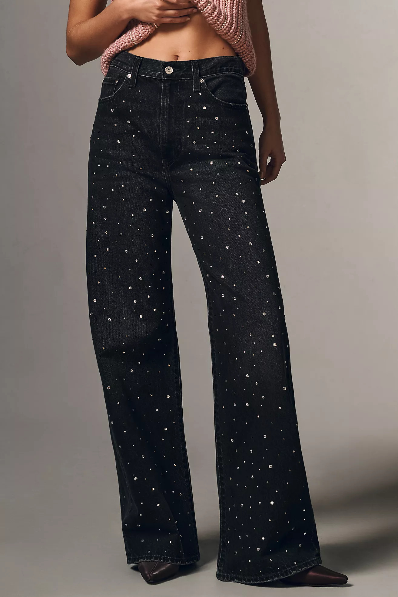 Levi's Ribcage High-Rise Wide-Leg Jeans | Anthropologie (US)