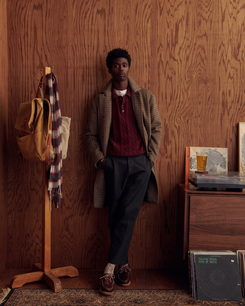 Oversized Long-Sleeve Sweater Polo | Abercrombie & Fitch (US)