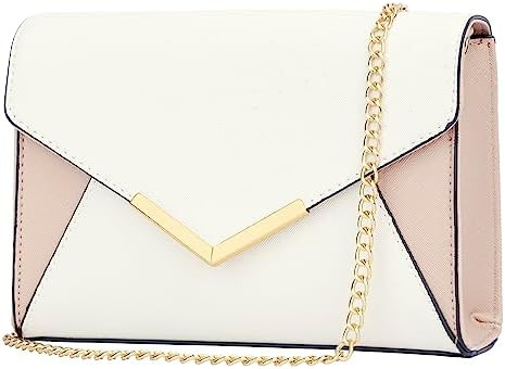 KKXIU Women Elegant Faux Leather Evening Envelope Clutch Purse Foldover Bags for Party Wedding Pr... | Amazon (US)