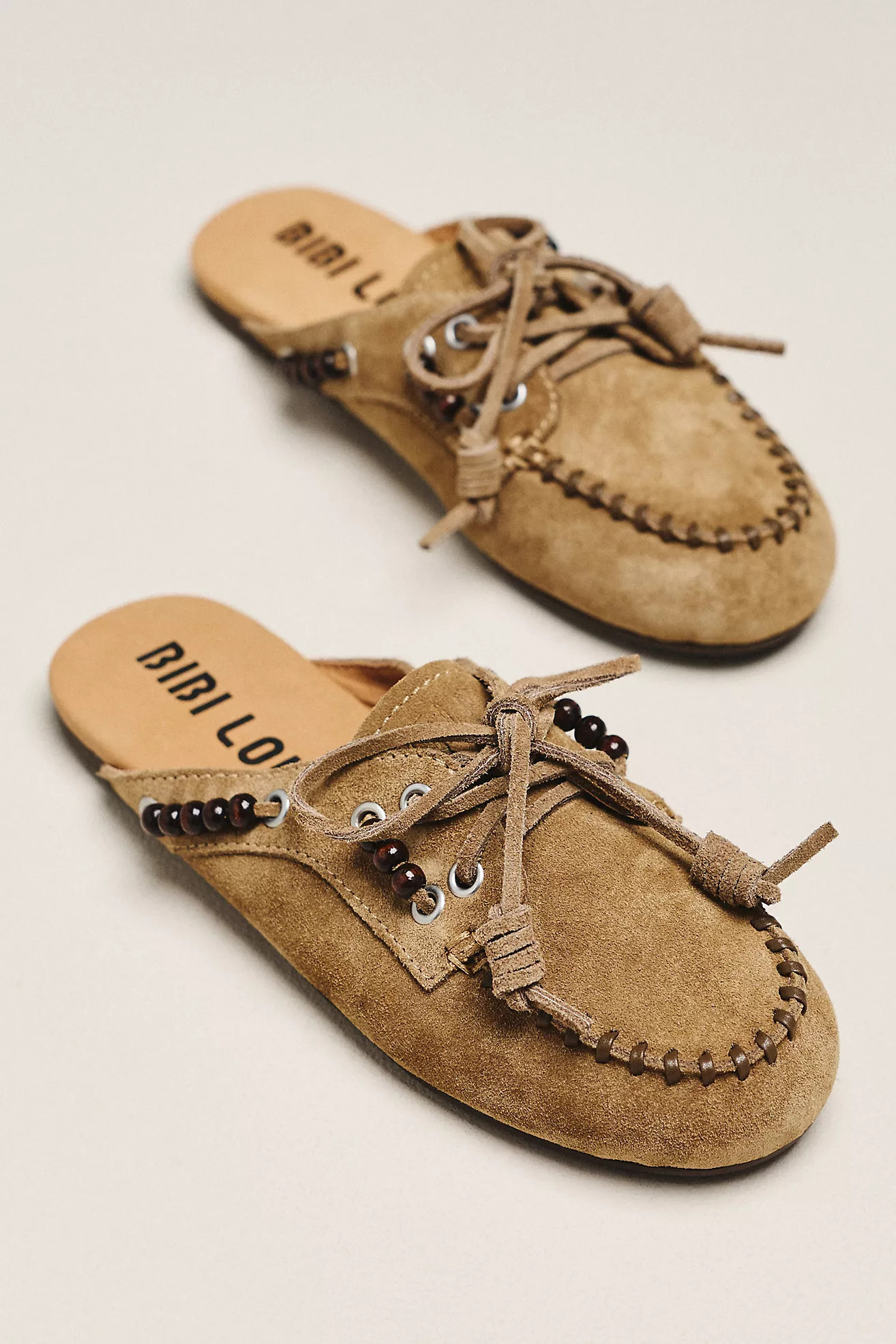 Bibi Lou Beaded Moccasin Mules | Anthropologie (US)