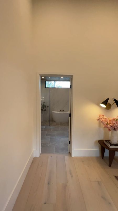Bathroom design amazon home, visual comfort, brass sconce, marble bathroom, black mirror

#LTKhome #LTKunder100 #LTKunder50