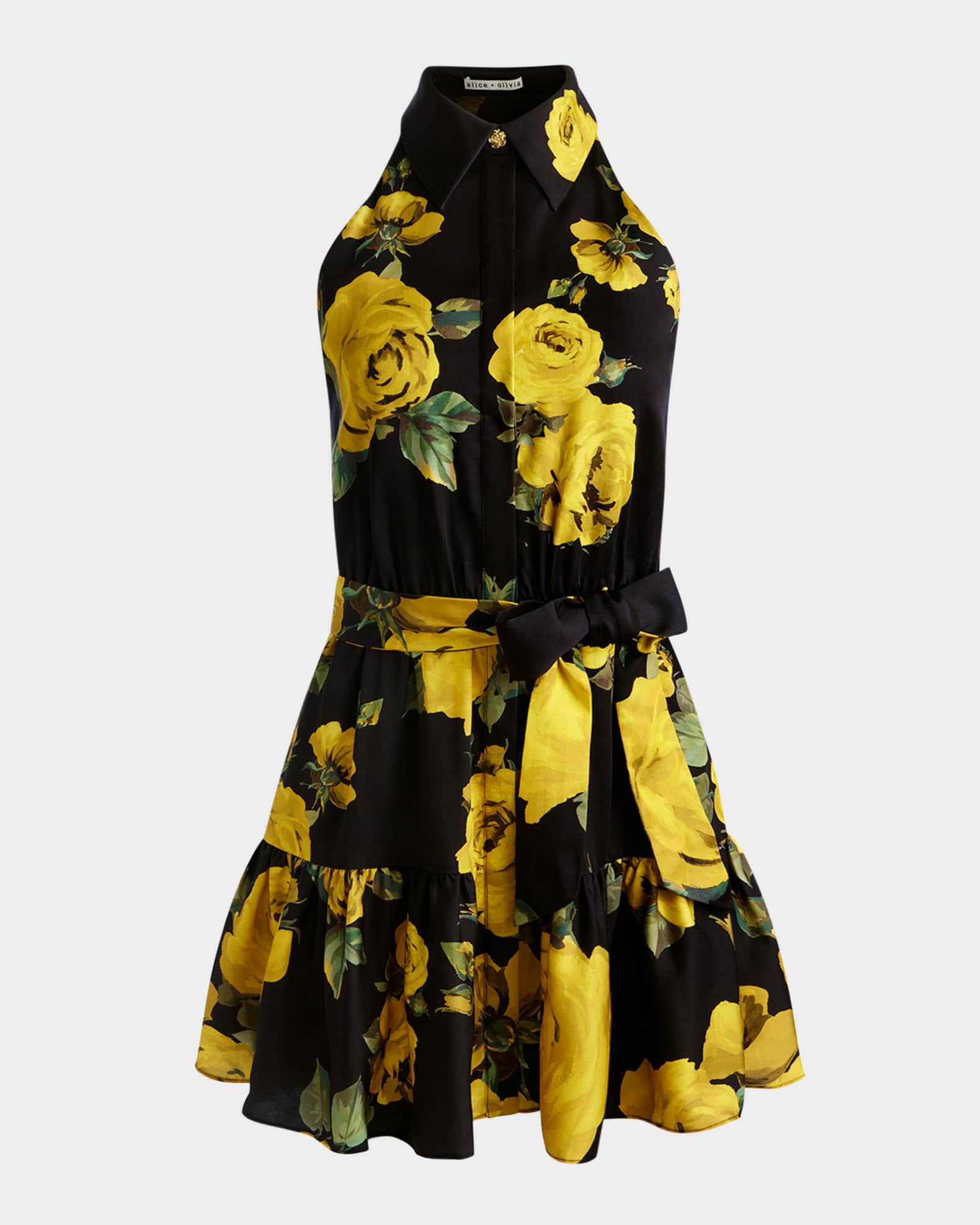 Miranda Halter Mini Dress | Neiman Marcus