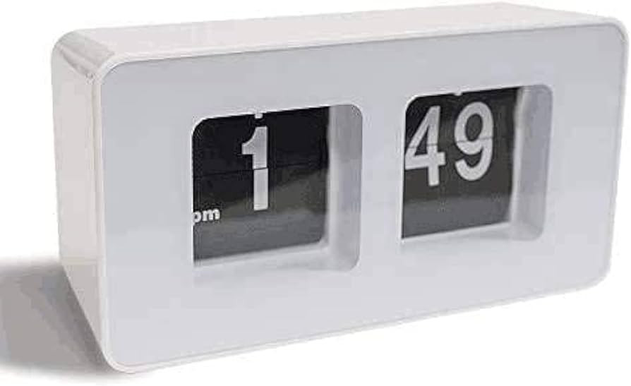 Flip Clock Classic Retro Vintage Clock Digital Flip Down Clock Digital Number Alarm Clock Desk Cl... | Amazon (US)