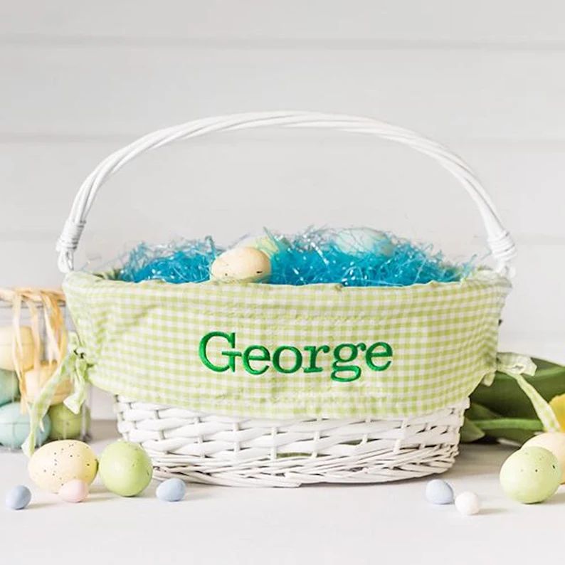 Personalized Easter Basket for Easter Egg Hunt  Easter Bucket | Etsy | Etsy (US)