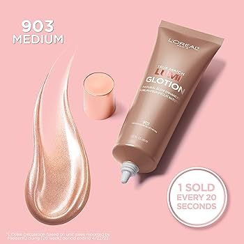 L'Oréal Paris Makeup True Match Lumi Glotion Natural Glow Enhancer Lotion, Medium, 1.35 Ounces | Amazon (US)