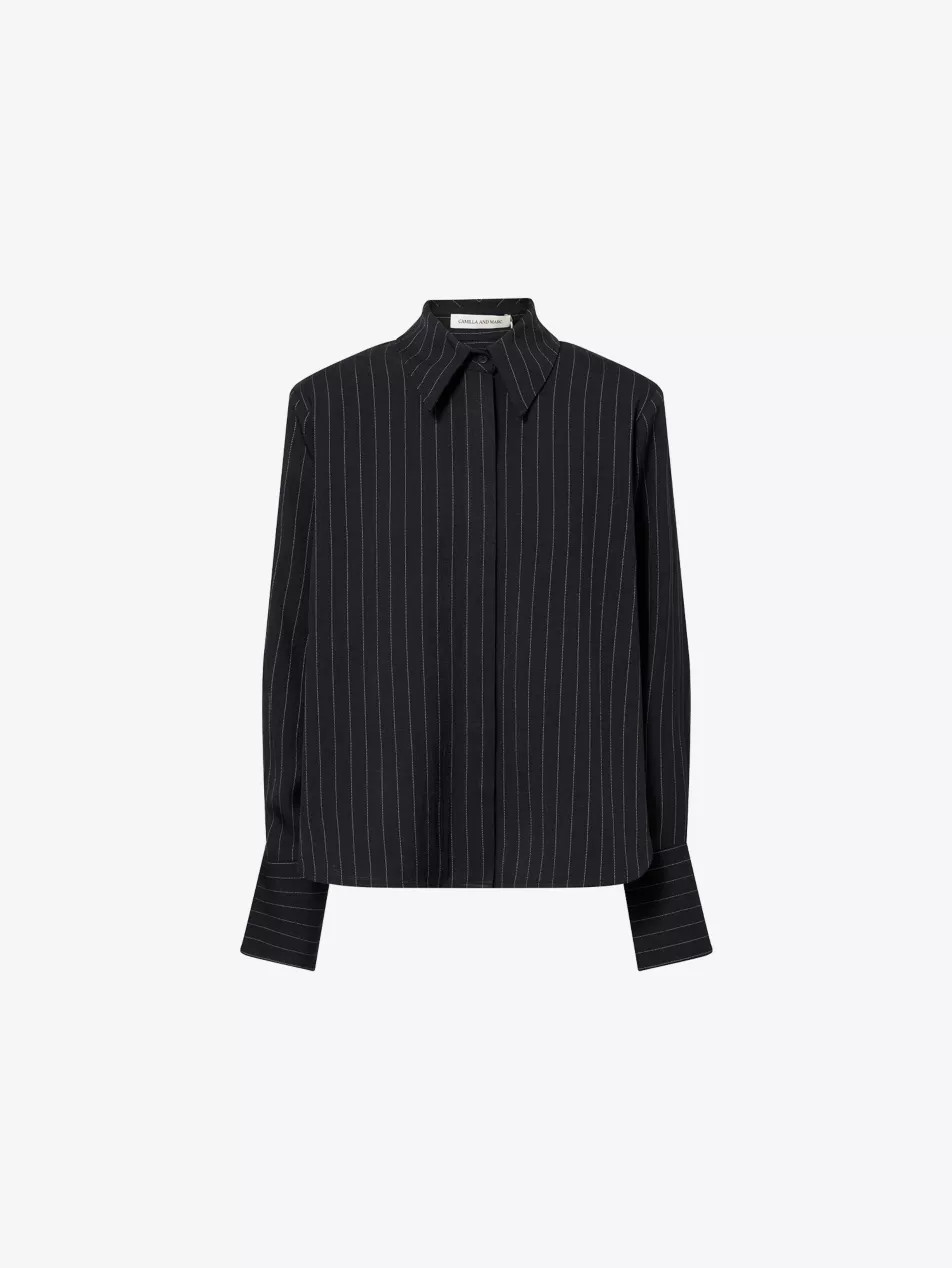 Varda Striped Woven Shirt | Selfridges
