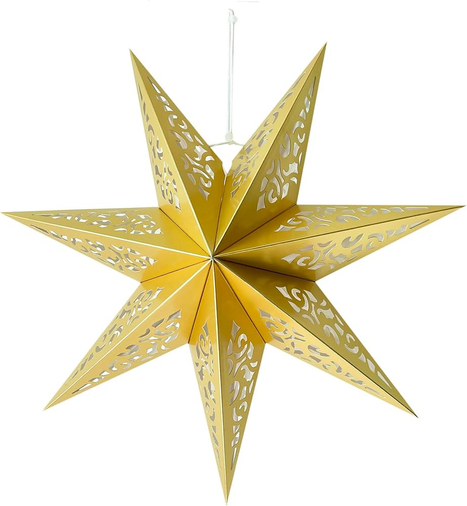 Paper Star Lantern Decoration Perfect for Weddings, Christmas Holiday Birthday Party Celebration ... | Amazon (US)