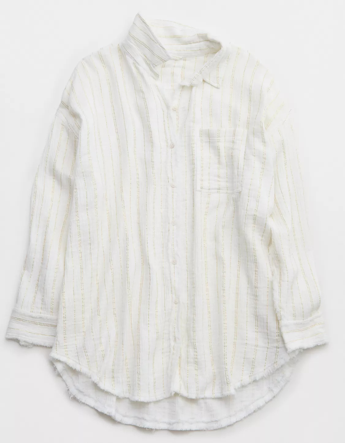 Aerie Pool-To-Party Cover Up Shirt | Aerie